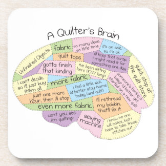 Quilter's Brain Coaster