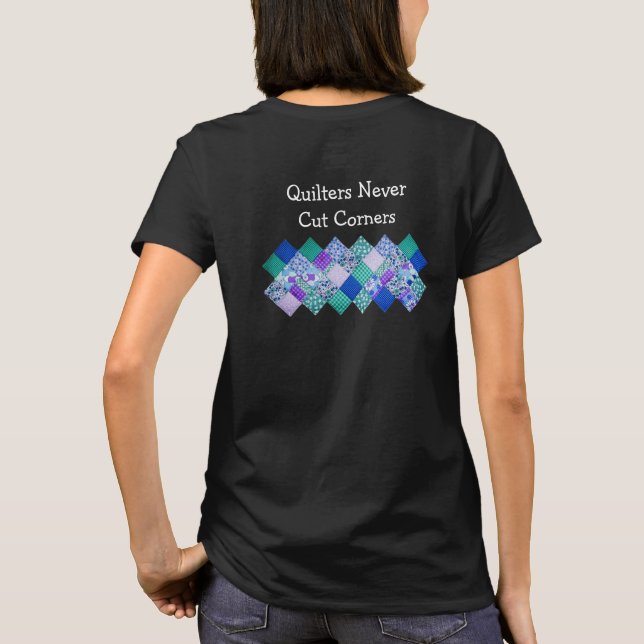 Quilters Corners T-Shirt (Back)