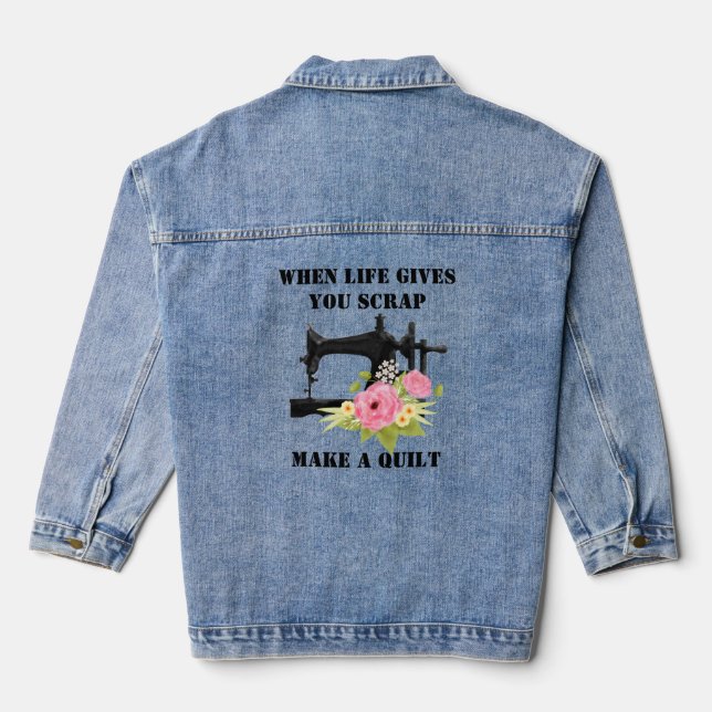 Quilter's Denim Jacket (Back)