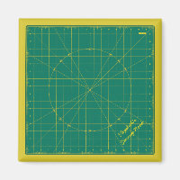 Quilter's Green Cutting Mat Personalised Magnet