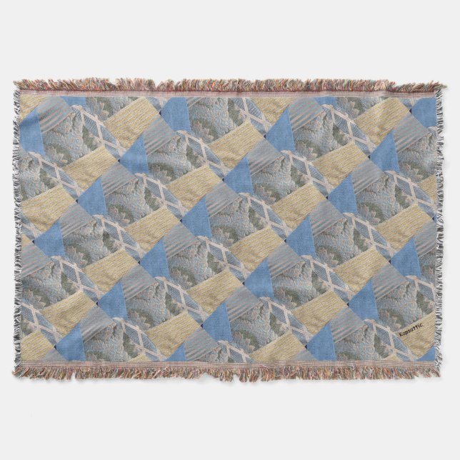 Quilting Illusions Throw Blanket (Front)