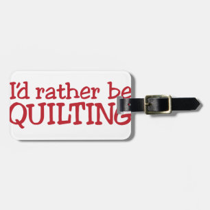 Quilting Luggage Tag