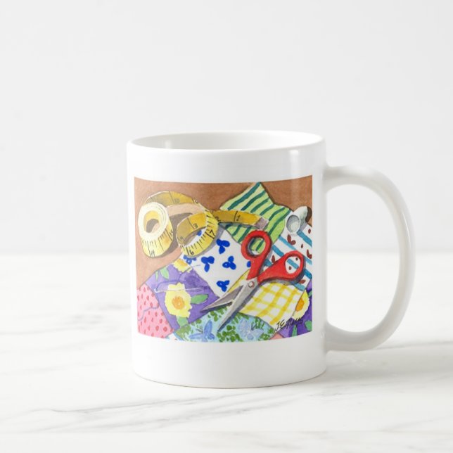 Quilting Notions Coffee Mug (Right)