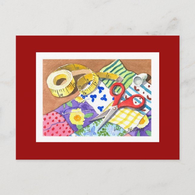 Quilting Notions Postcard (Front)