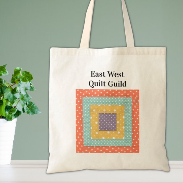 Quilting Patchwork Your Guilds Name Tote Bag (Creator Uploaded)