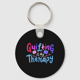 Quilting Sewing Funny Quilter Sewer Gift Key Ring