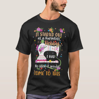 Quilting Tshirt Harmless Hobby Sewing Gifts For