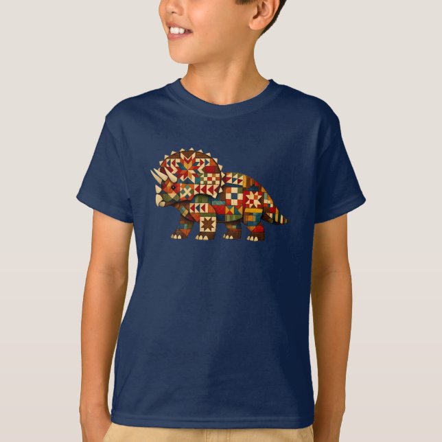 Quiltosaur T-Shirt (Front)