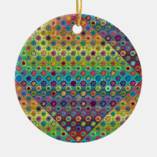 Quilty as Charged Ceramic Tree Decoration