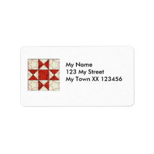 'Quilty' Return Address labels