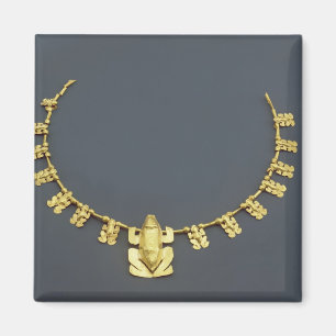 Quimbaya necklace with frogs, from Colombia Magnet