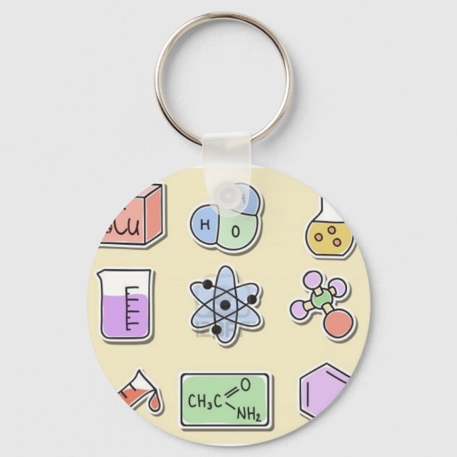 Quimica en lo mas basico key ring (Front)