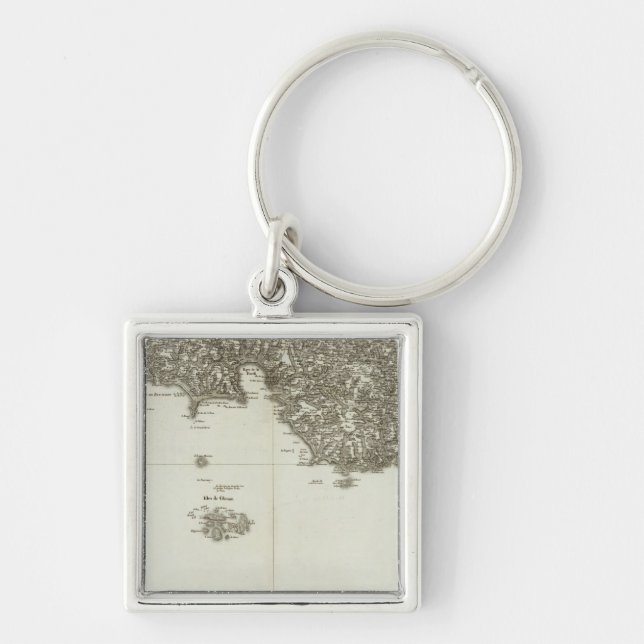 Quimperle, Ile de Groix, Quimper Key Ring (Front)