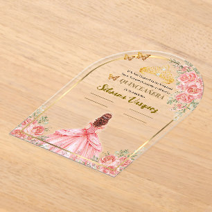 Quince Acrylic Invitations