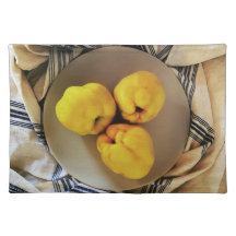 Quince Fruits Rustic Photo Cotton
