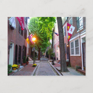 Quince Street, Philadelphia Postcard