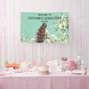 Quinceañera, 15th birthday celebration banner