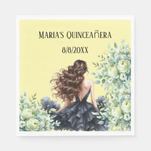 Quinceañera, 15th birthday celebration napkin