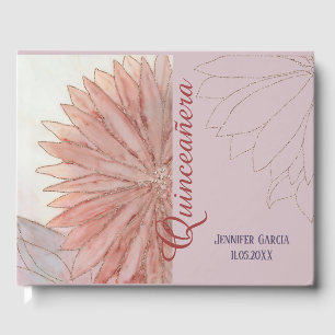 Quinceanera 15th Birthday Party Guest Book