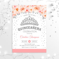 Quinceanera 15th Birthday Party - Silver Pink