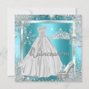 Quinceanera 15th Elite Princess Birthday Party Invitation