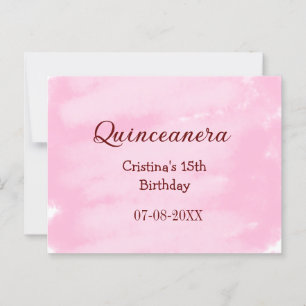 Quinceanera anos 15th birthday add name texture ye postcard