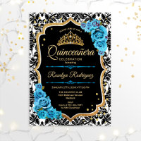 Quinceanera - Black Blue Gold