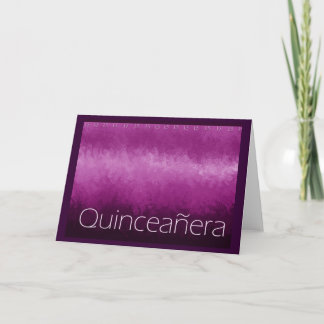 Quinceanera Card