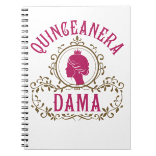 Quinceanera Dama Notebook