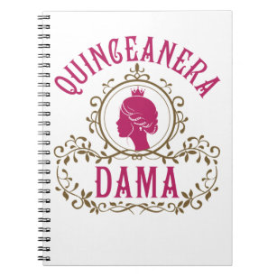 Quinceanera Dama Notebook