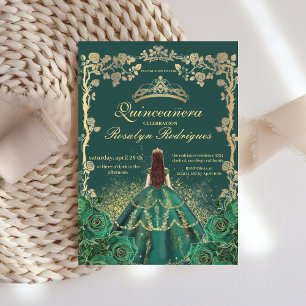 Quinceanera Emerald Beauty and best Quinceanera Invitation