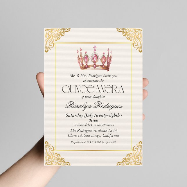  Quinceanera Invitation  (Creator Uploaded)