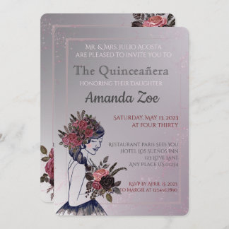 Quinceañera invitation