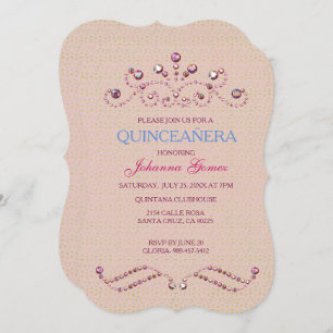 QUINCEAÑERA INVITATION PRINCESS