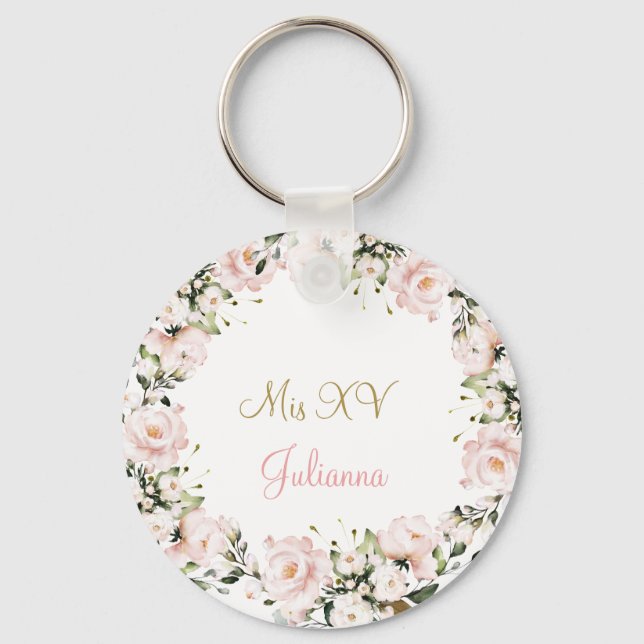 Quinceañera Keychain ornament (Front)