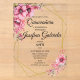 Quinceanera pink floral