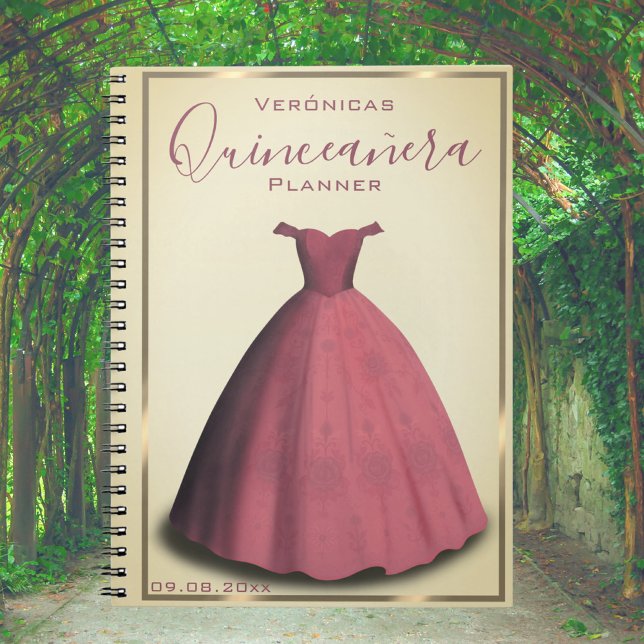 Quinceañera planner guestbook Notebook (Creator Uploaded)
