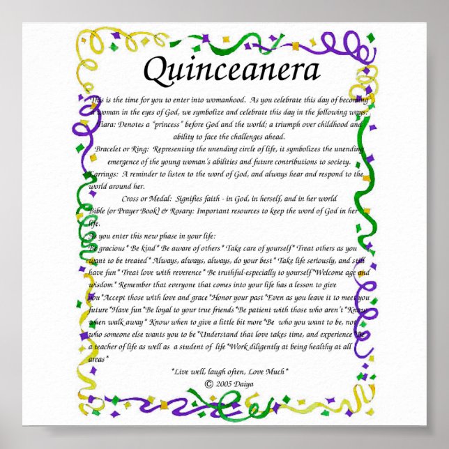 quinceanera poster (Front)