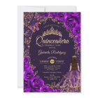 Quinceanera Purple Gold