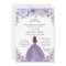 Quinceañera Purple Lilac Floral Princess Birthday