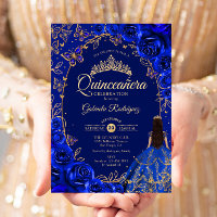 Quinceanera Royal Blue Gold