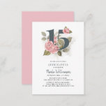 Quinceanera Rustic Floral 15th Birthday Botanical Card<br><div class="desc">Cute modern yet elegant Quinceañera Mis Quince Anos birthday party invitations. Rustic floral olive green and pink colours design and template that can be easily edited and the text replaced with your own details by clicking the "Personalise" button. For further customisation, please click the "Customise Further" link and use our...</div>