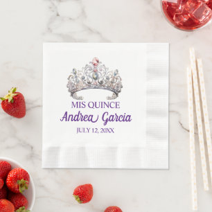 Quinceanera Tiara Napkin