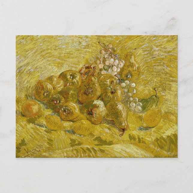 Quinces Lemons Pears Grapes by Van Gogh Postcard (Front)