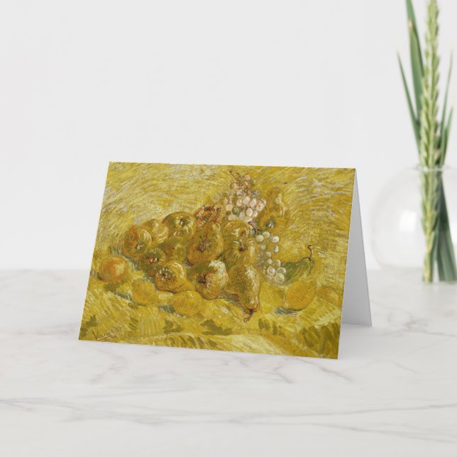 Quinces, Lemons, Pears, Grapes | Vincent van Gogh Card (Front)