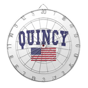 Quincy IL US Flag Dartboard