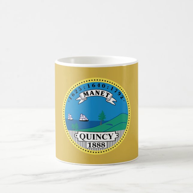 Quincy Massachusetts  Coffee Mug (Center)