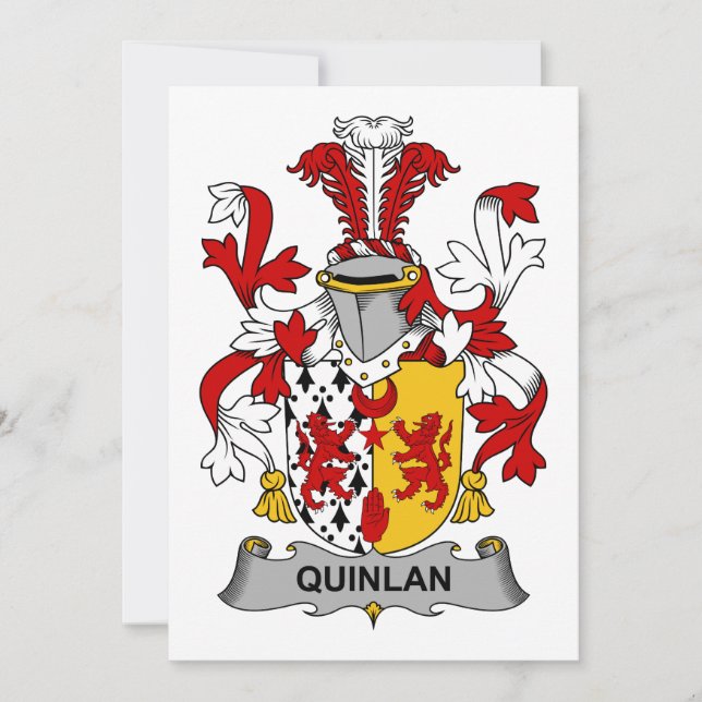 Quinlan Family Crest (Front)