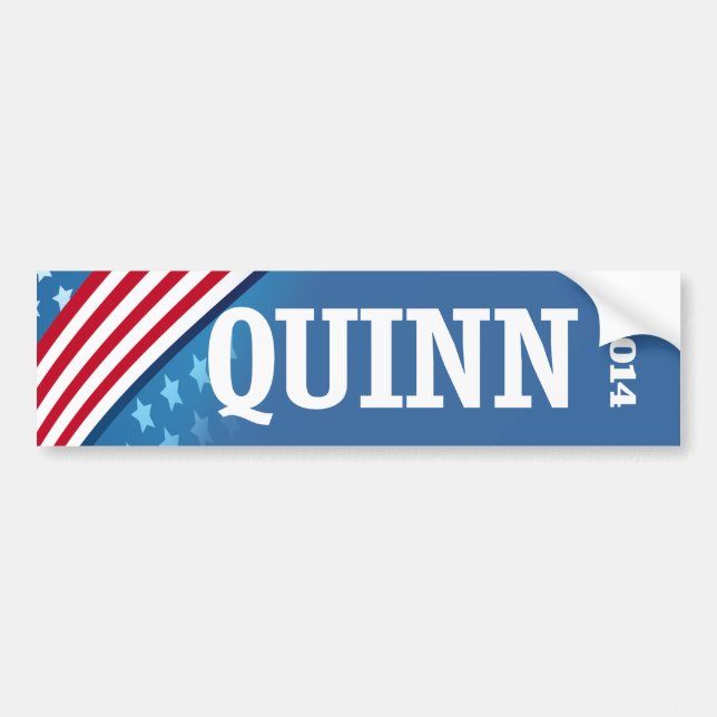 QUINN 2014 BUMPER STICKER (Front)
