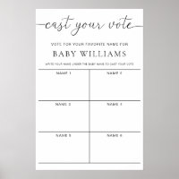 Quinn Cast Your Vote Baby Name Game Voting